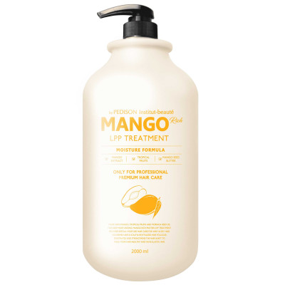 Маска с экстрактом манго для сухих волос EVAS Pedison Institut-beaute Mango Rich LPP Treatment 2000 ml